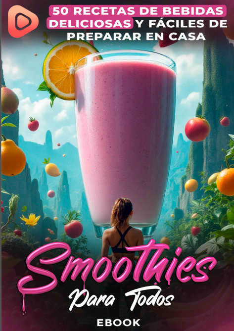 ™ Licuadora Portátil + 50 Recetas de Smoothies GRATIS